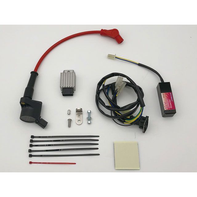 エントリーで最高限度p18倍加 C F Posh Sr400 電装引換える ワイヤ スーパーマーケットig捲線一揃いの道具 歩み教科課程ツイン 赤いこと 付き クリエーティヴ 工場 ポッシュ クリエイティブ ファクトリー ポッシュ C F Posh 電装スイッチ ケーブル 電装品