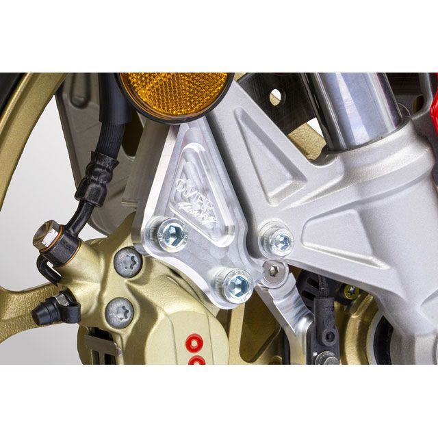 オーバーレーシング Fキャリパーサポート ブレンボ4P用（シルバー） CBR250RR ・83-021-11