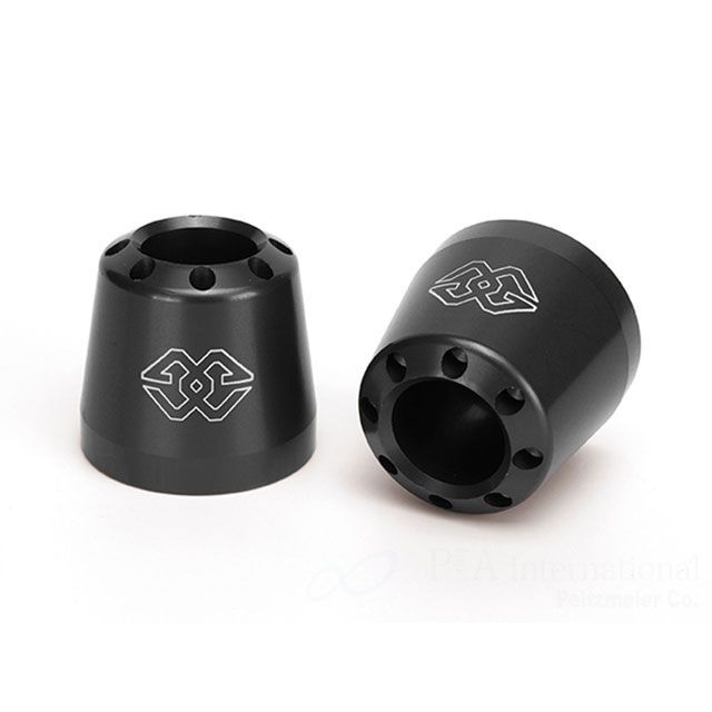 ギルズツーリング ハンドルバー ウエイト CONE ブラック 汎用 内径12mm-22mmの中空ハンドルバー LGCO22-BK