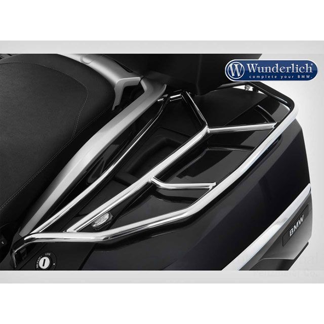 ワンダーリッヒ BMW純正パニアケース用キャリア（クローム）、 左側 W20570-200｜モトメガネ 店 35,886円