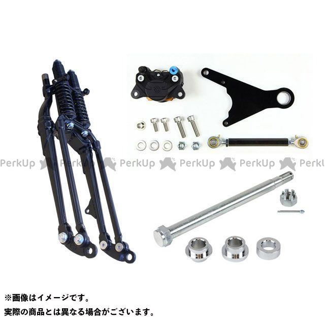 ZERO DESIGN WORKS FLST ヘリテイジソフテイル FXDWG ダイナ ワイドグライド FXST ソフテイルスタンダード フロントフォーク スプリンガーフォークコンプリートキット スタンダードタイプ(ブラック) ゼロデザイン