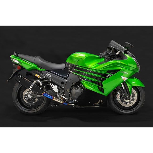 トリックスター 政府認証デュアルスリップオンマフラー IKAZUCHブラックエディション（チタン） Ninja ZX-14R JSYT-14RB-L4BT｜モトメガネ 店
