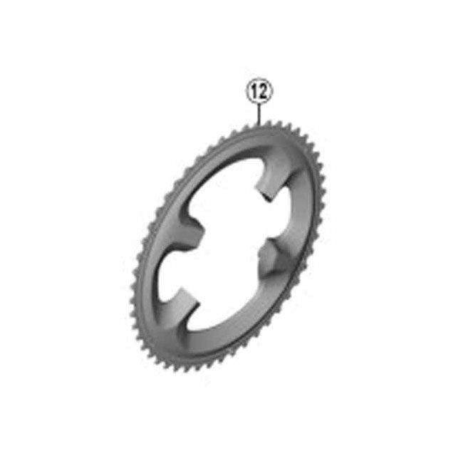 楽天市場】シマノ チェーンリング50T FC-9000用 Y1N298080 50-34T用