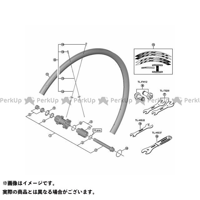 シマノ(自転車) Y3TL98010 FH-M678 ハブ軸組 Y3TL98010