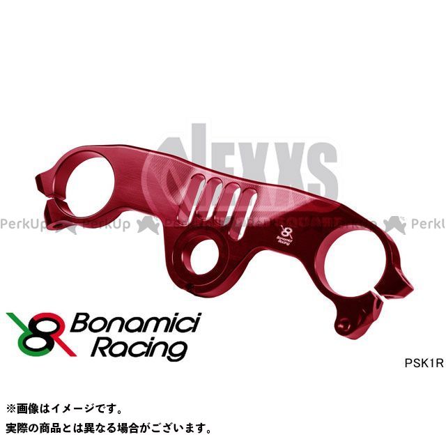 無料雑誌付き Bonamici Racing ニンジャzx 10r トップブリッジ関連パーツ Top Triple Clamps レッド ボナミーチレーシング Cdm Co Mz