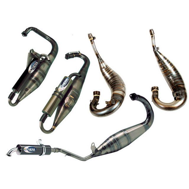 アテナ RACING EXHAUST GPR125 DT125R/RE/X P400485120007｜モトメガネ 店