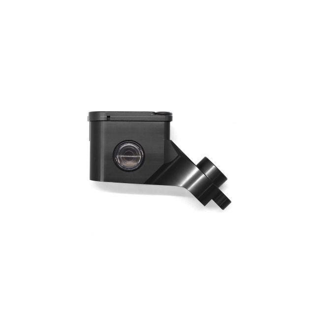 ゲイルスピード リアマスターシリンダー用アルミ削り出しリザーバータンク 135&deg;ブラック 汎用 GSM10-135B｜モトメガネ 店