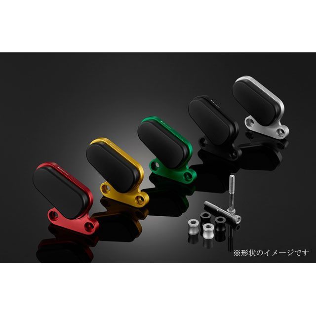 バイカーズ フロントキャリパーガード 右 Ninja650/Z650 カラー ブルー K0410-BLU|モトメガネ 店