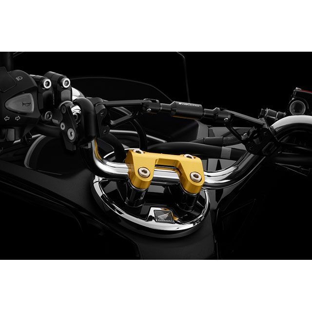 バイカーズ ハンドルバークランプ22.2mm カラー ライトゴールド H0393-LGD｜モトメガネ 店 7,532円