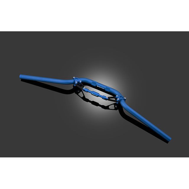 バイカーズ アルミバーハンドル ブレース付 KSR PRO Z125 PRO カラー ブルー K0109-BLU|モトメガネ 店