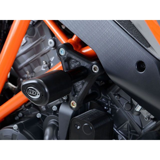 アールアンドジー エアロクラッシュプロテクター ブラック 1290 SuperDuke GT RG-CP0408BL|モトメガネ 店