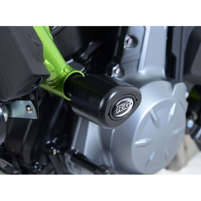 アールアンドジー エアロクラッシュプロテクター ブラック NINJA650 Z650 RG-CP0416BL