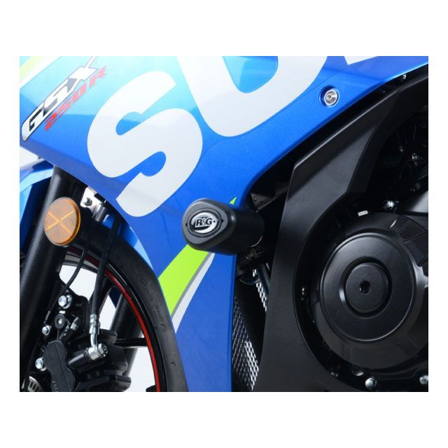 アールアンドジー エアロクラッシュプロテクター ホワイト GSX250R V-Strom 250 RG-CP0435WH｜モトメガネ 店