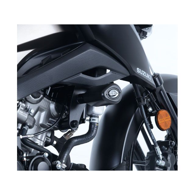 アールアンドジー エアロクラッシュプロテクター ブラック GSX-S125 RG-CP0437BL｜モトメガネ 店