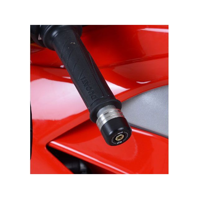 アールアンドジー バーエンドスライダー ブラック Panigale V4/V4S RG-BE0116BK