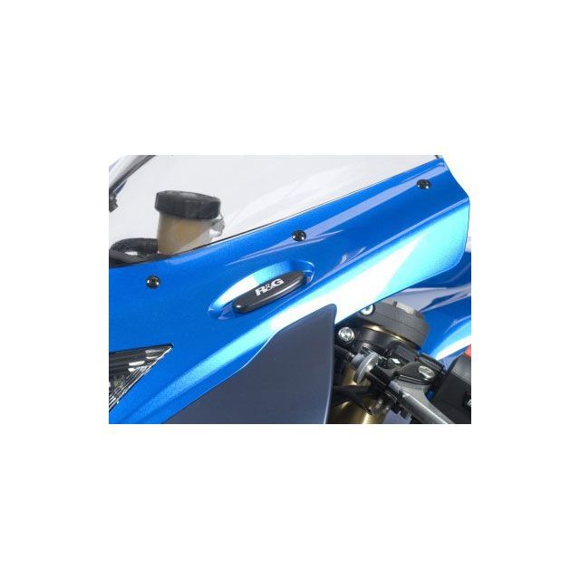 アールアンドジー ミラーブランキングプレート ブラック GSX-R600/750 L1-L5 RG-MBP0012BK|モトメガネ 店