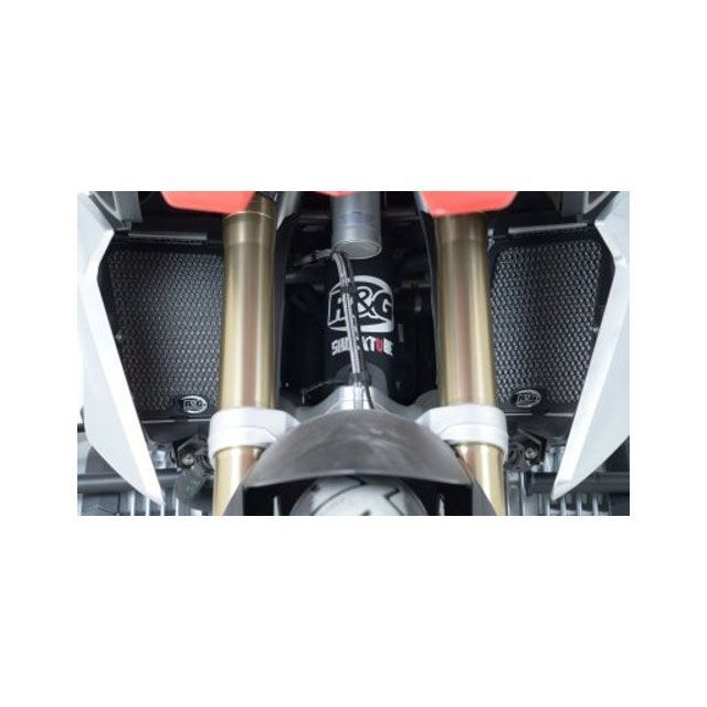 アールアンドジー ラジエターガード ブラック R1200GS RG-RAD0151BK｜モトメガネ 店