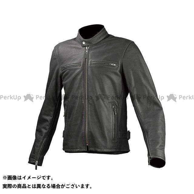 コミネ 2021-2022秋冬モデル LJ-534 シングルライダースレザージャケット（ブラック） サイズ S ・02-534