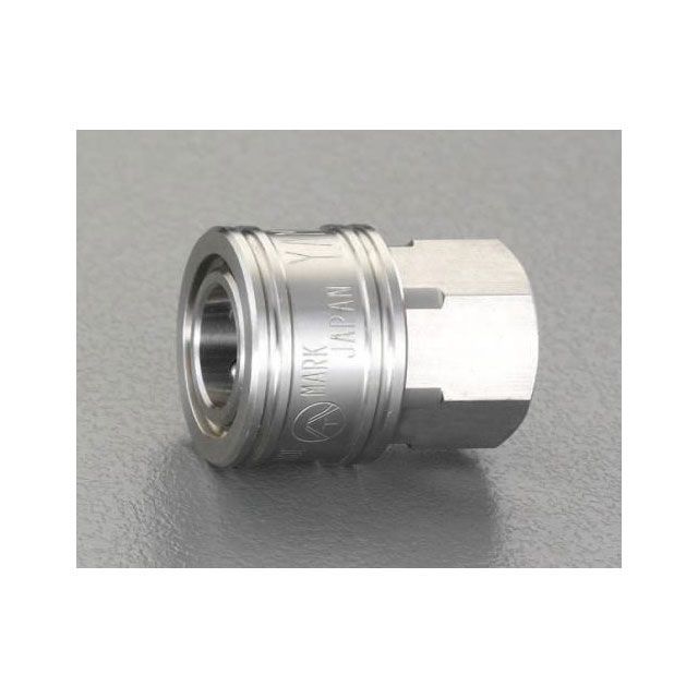 エスコ Rc 3/4” 雌ねじカップリング(中圧用/ステンレス) EA140BE-6