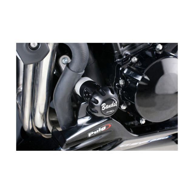 シルバー/レッド 【正規品】プーチ ニンジャ1000・Z1000SX クラッシュパッド R12-TYPE(ブラック) Puig バイク - 外装パーツ