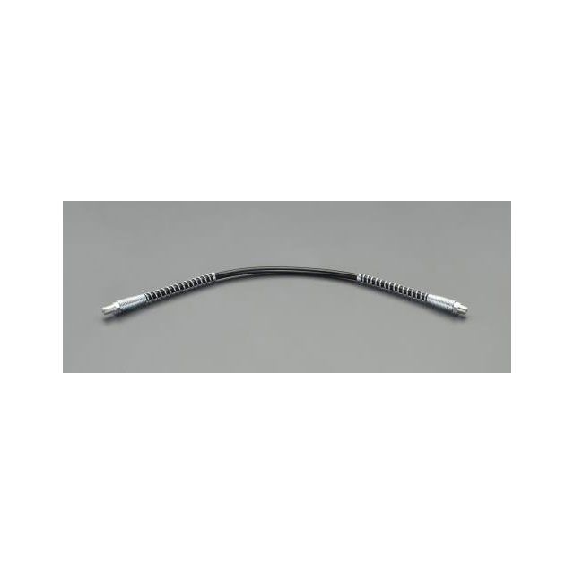 エスコ 3/8”-32UNEFx750mm フレキホース（グリースガン用） EA166DN-750