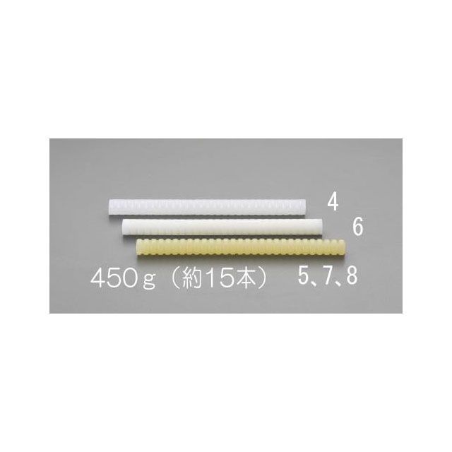 エスコ 450g/φ15x203mm ホットメルトスティック（乳白色） EA305MD-6