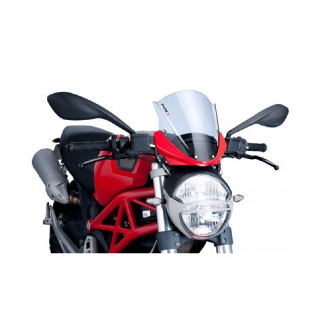 プーチ レーシングスクリーン M1100/796/696 カラー ダークスモーク 5650F|モトメガネ 店