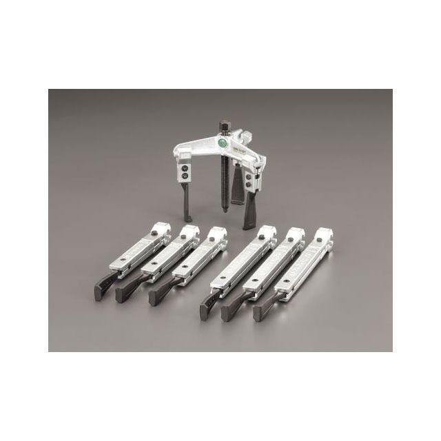 エスコ 120mm スライドアームプーラー3本セット（3本爪/超薄爪） EA500JH