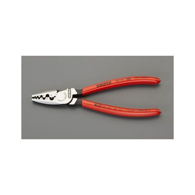 エスコ 0.25-16.0mm2 圧着ペンチ（フェルール端子用） EA538KD