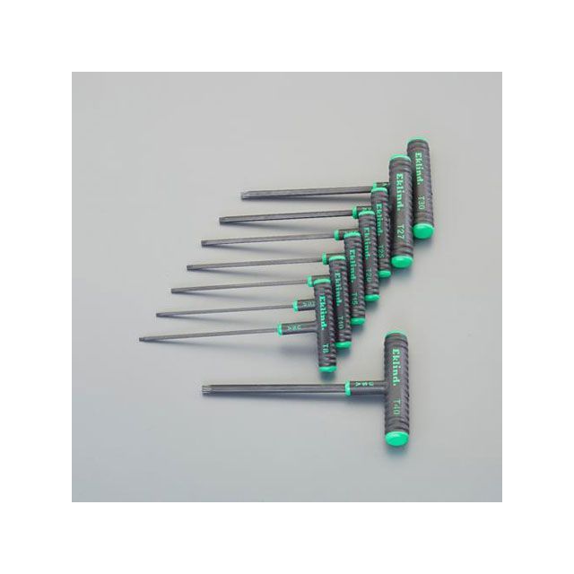 エスコ T8-T40/8本組 Torx T型レンチ EA573BP