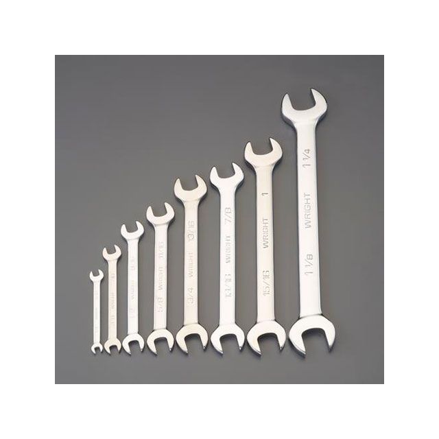 エスコ 8本組/1/4&rdquo;-1・1/4&rdquo; 両口スパナ EA615BF-102｜モトメガネ 店