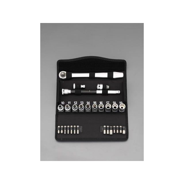 エスコ 1/2&rdquo;DR ソケットレンチセット EA617AG-142｜モトメガネ 店 28,460円