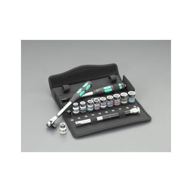 エスコ 1/2”DR ソケットレンチセット（高トルク・ZYKLOP） EA617AN-100 32,843円