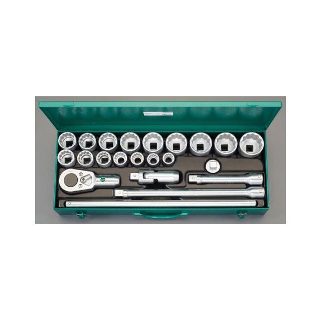 エスコ 3/4”DR ソケットレンチセット EA617WA-2