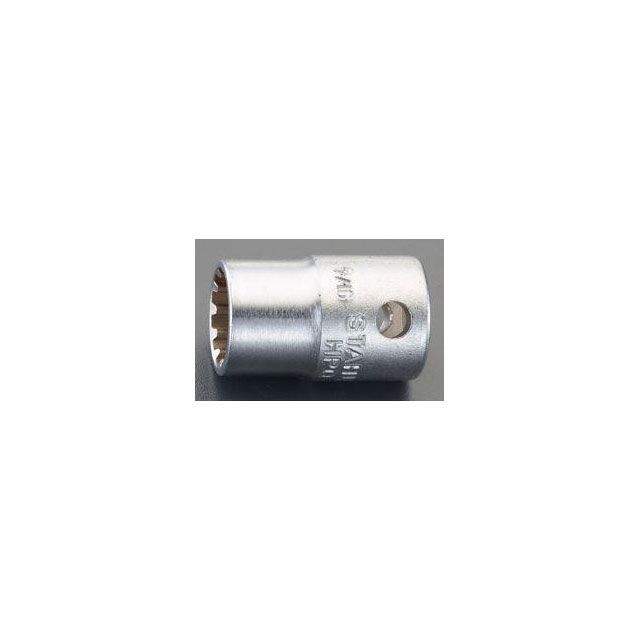 エスコ 3/8”DRx3/8” スプラインソケット EA617YP-221
