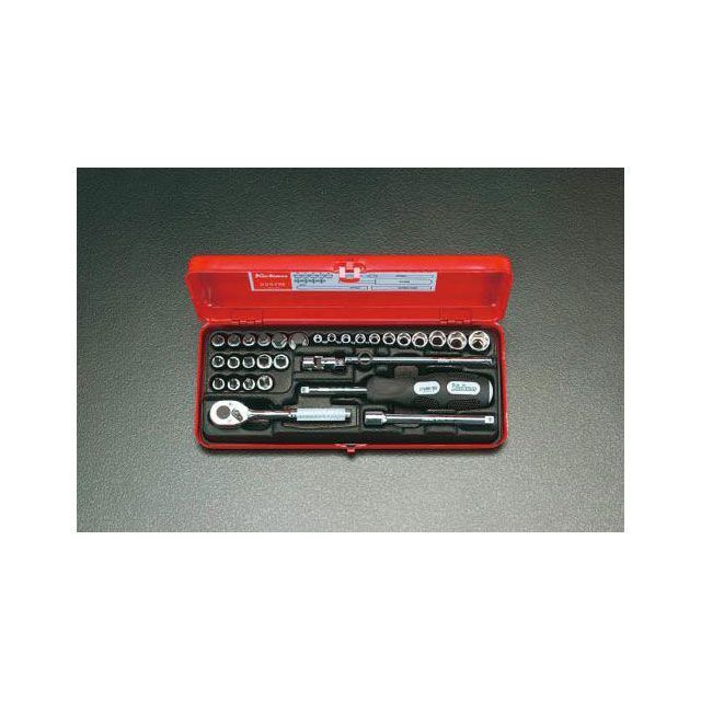 エスコ 1/4”DR ソケットレンチセット EA618-6 20,931円