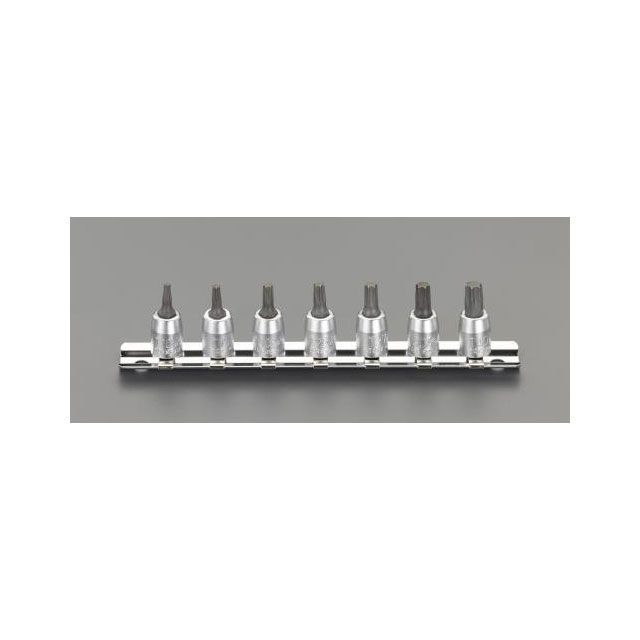 エスコ 1/4”DR/T10-40 TORX ビットソケットセット EA618AW 6,150円