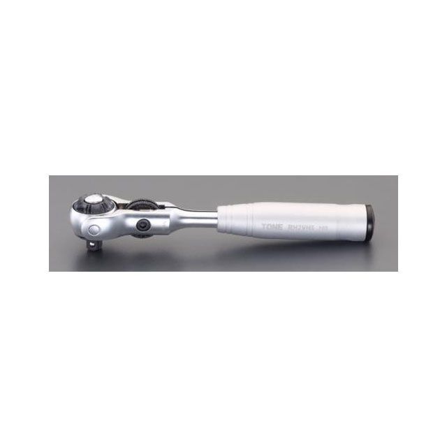 エスコ 1/4”DR/150mm ラチェットハンドル（首振） EA618HA-9
