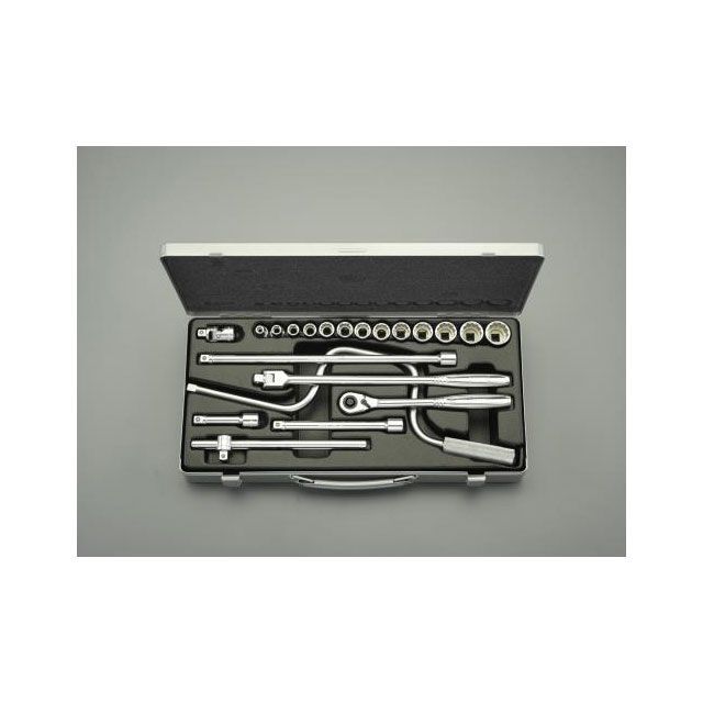 エスコ 3/8”DR ソケットレンチセット EA618J-13