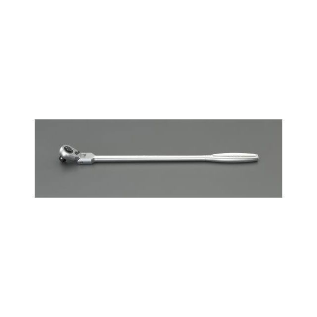 エスコ 1/2”DRx428mm ラチェットハンドル（スイベル式） EA618KA-14