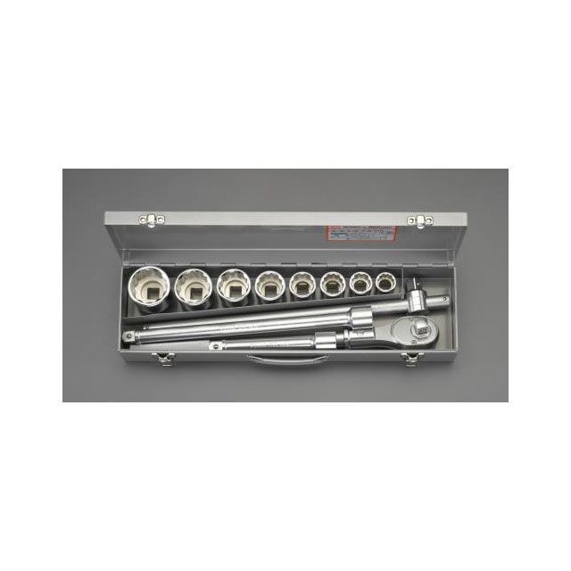 エスコ 3/4&rdquo;DR ソケットレンチセット EA618L-4｜モトメガネ 店