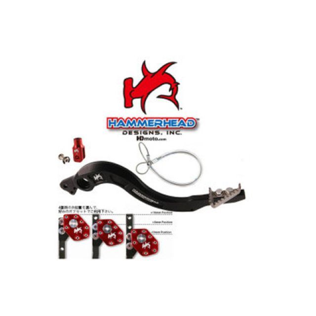 ハンマーヘッド ブレーキペダル チタンティップ CRF250R/450R 02-0107-22