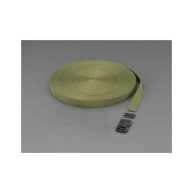 エスコ 30x1.2mm/50m 平織バンド・バックルセット（OD色） EA628PT-530 8,508円