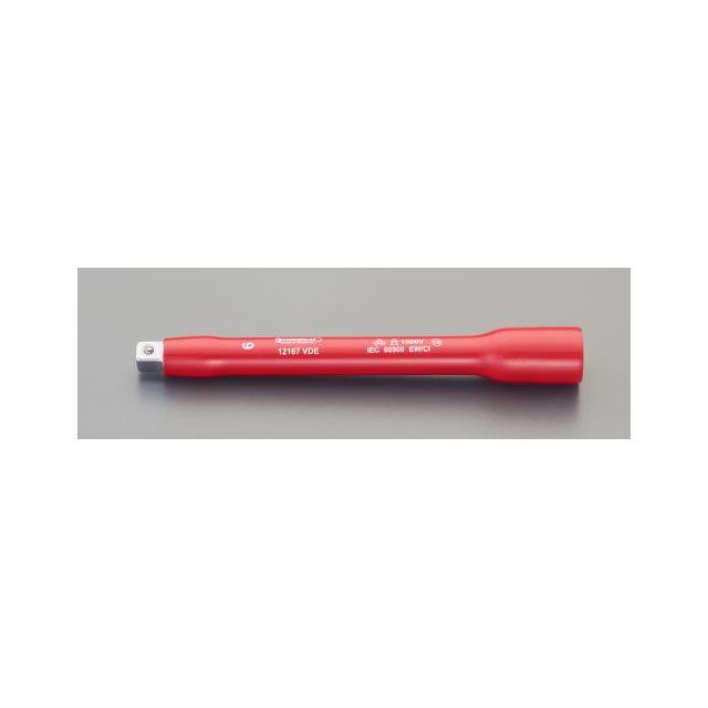 エスコ 3/8”DRx180mm 絶縁エクステンションバー EA640RL-6