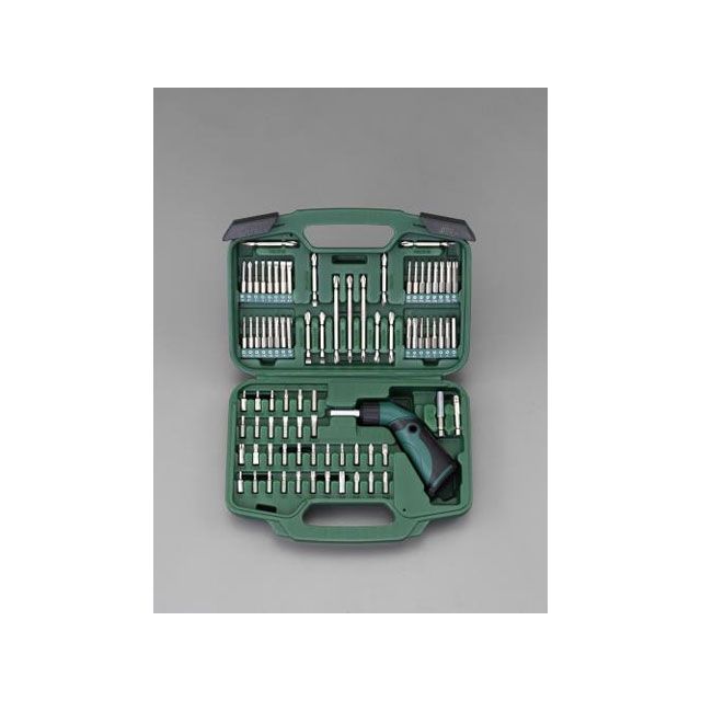 エスコ 1/4”Hex ドライバーセット（ラチェット式） EA683WB