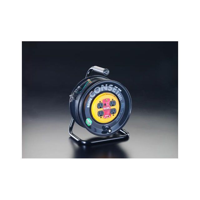 エスコ AC125V/15A/30m コンセント固定リール（漏電遮断） EA815FC-30
