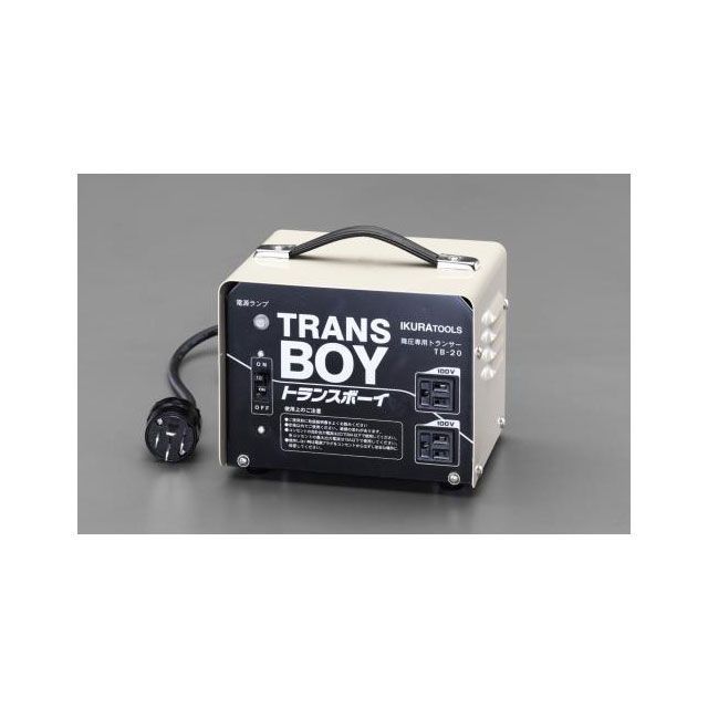 エスコ AC200V→AC100V/1.5kVA 降圧トランス EA815ZF-1|モトメガネ 店