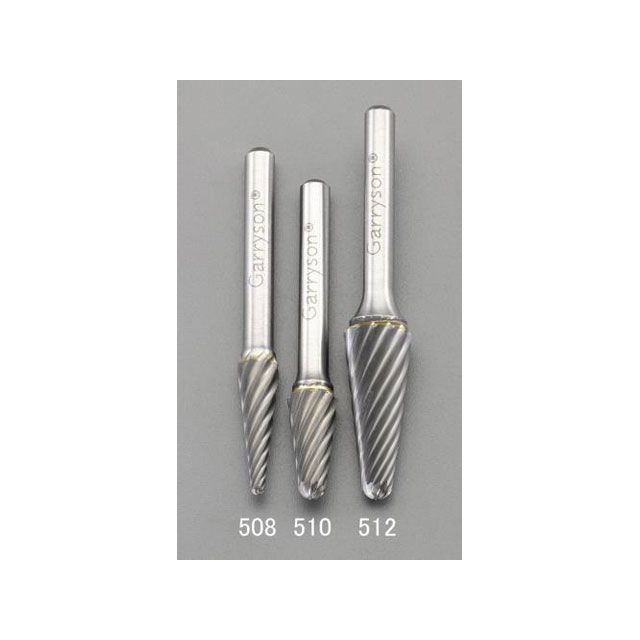 エスコ 快削 10x19mm/6mm軸 超硬カッター（ステンレス用） EA819JC-510