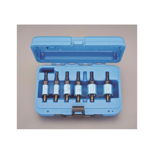 エスコ 21-33mm/6本組 ホールソーセット(六角軸/電気工事用) EA823JA|モトメガネ 店