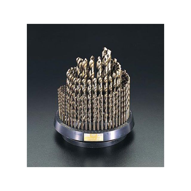 エスコ 1.0- 13mm/100本組 ストレートドリル(Co-HSS) EA824BC|モトメガネ 店
